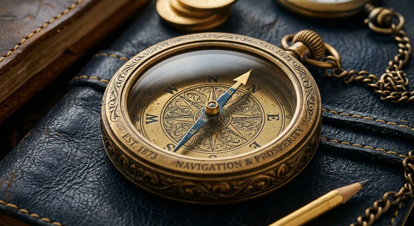 Antique compass